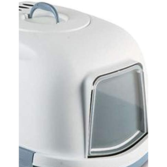 Лоток для котів Stefanplast Super Queen, 55 x 71 x 46,5 см, сталево-блакитний