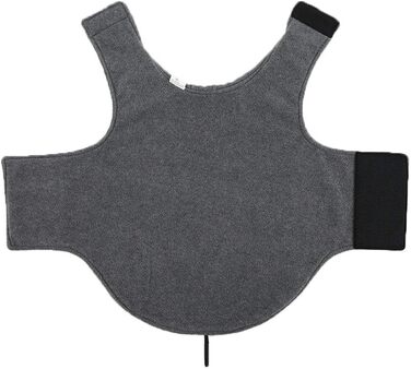 Зимовий теплий одяг для собак: куртка, пуловер, світшот з бавовни сірого кольору, 2XL