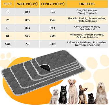 Самогріюча ковдра для котів та собак - тепла підстилка для тварин, XL 58x88 см