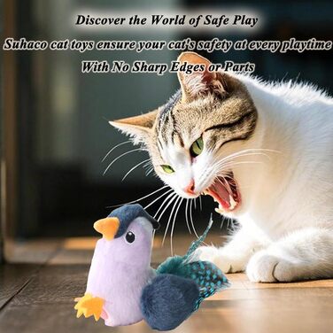 Інтерактивна іграшка для котів SuHaco GiGwi Melody Chaser: мишка з дзвоном, активується при русі