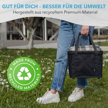 Фридбаг Кошик на кермо велосипеда KLICKfix [Сумісний з електровелосипедом] для жінок - чорна велосипедна сумка