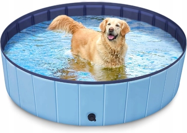 Складальний басейн для собак та дітей 160 см — без надування, літній варіант B03