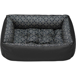Лежак для собак SuperKissen24 Louis Black XL – м'яке, велике, пране, для малих, середніх і великих порід