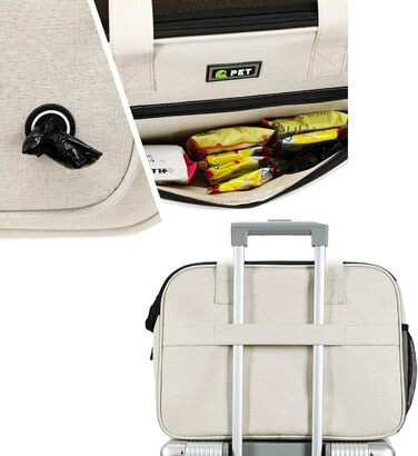 Сумка-переноска для собак | Дихаюча сітка, ремінь, легка переноска для собак, домашніх тварин, подорожей, до ветеринара, пікніків, покупок, щоденних поїздок на авто