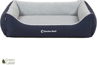 Ліжко для собак Doctor Bark Kleine Hunde - зручне та м'яке, зелений колір, розмір L (97x75 см)