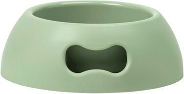 Миска для собак великих порід UNITED PETS Pappy, екологічна, Made in Italy, 2200 мл, зелена