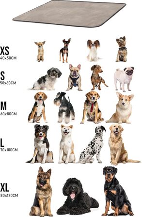 М'яка підстилка для собак Normani - підстилка для тварин з безпечного матеріалу, 40x50 см, 60x80 см, 70x100 см, бежева