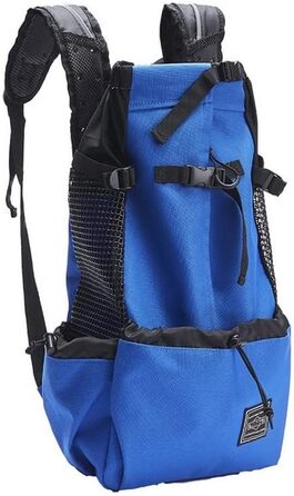 Рюкзак для собак Bis, сумка для маленьких собак, рюкзак-переноска для тварин, подорожі, Outdoor, вентиляція, дихаюча сітка, велосипед, мотоцикл, спорт (Сірий, S)