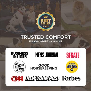 Ортопедичне ліжко для собак BEDSURE - 106x80 см. М'яке ліжко-софа для великих собак з ефектом пам'яті, антиковзаюче, миється