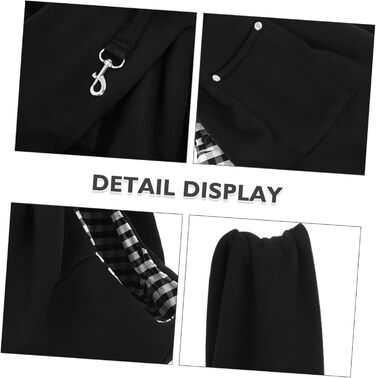 Сумка-переноска для собак та котів Toyvian, регульована, для подорожей, з кишенею