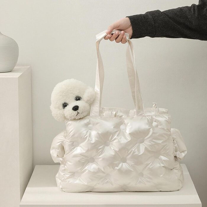 Сумка-переноска для собак середнього розміру - Pet Sling Outdoor Travel | Зручна сумка на плече для цуценят та котів з регульованим ремінцем, легка переноска для тварин