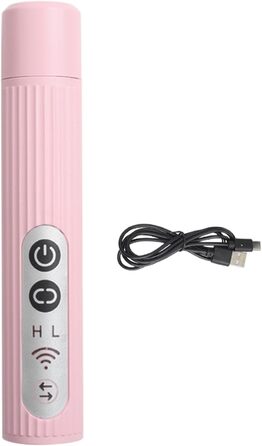 Шліфувальник для собачих кігтів | 3-ступеневий акумуляторний портативний LED | Шліфувальник кігтів для собак - для дорослих, сім'ї, друзів (рожевий)