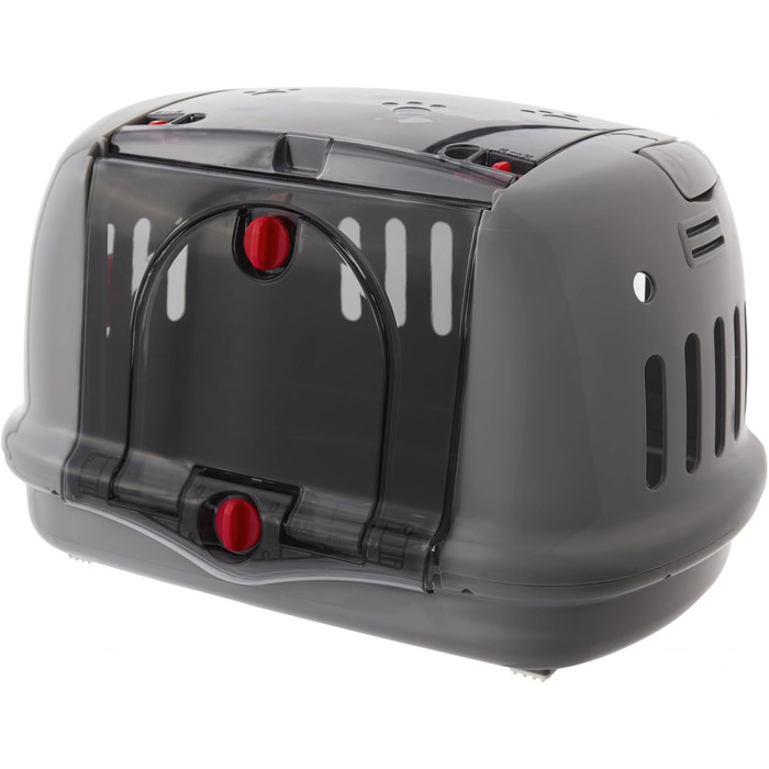 Транспортна сумка для собак та котів Iris Ohyama P-HC480, сіра, 48 x 32 x 30 см