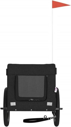 Причіп для велосипеда Gecheer: вантажний, для собак, чорний, Oxford-Gewebe, 68.5 x 135 x 73.5 см