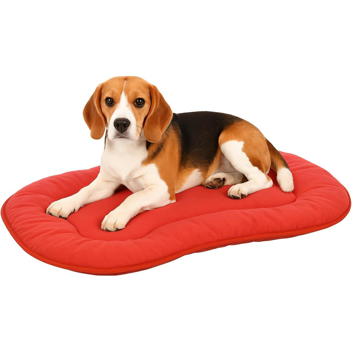 Подушка для собак та котів Flamingo Firenze - овальна, сіра, 65 x 43,5 см