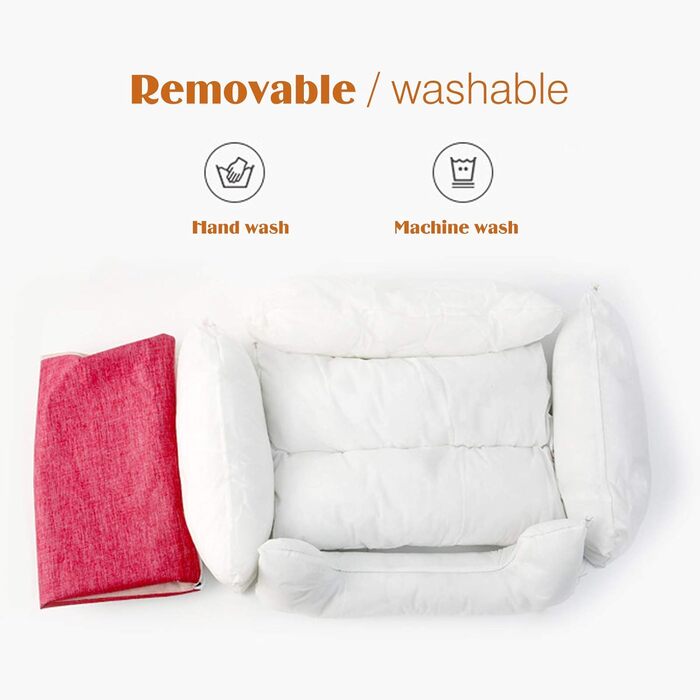 Ортопедичне ліжко для собак та котів PETCUTE, зелене, 50х40х17 см