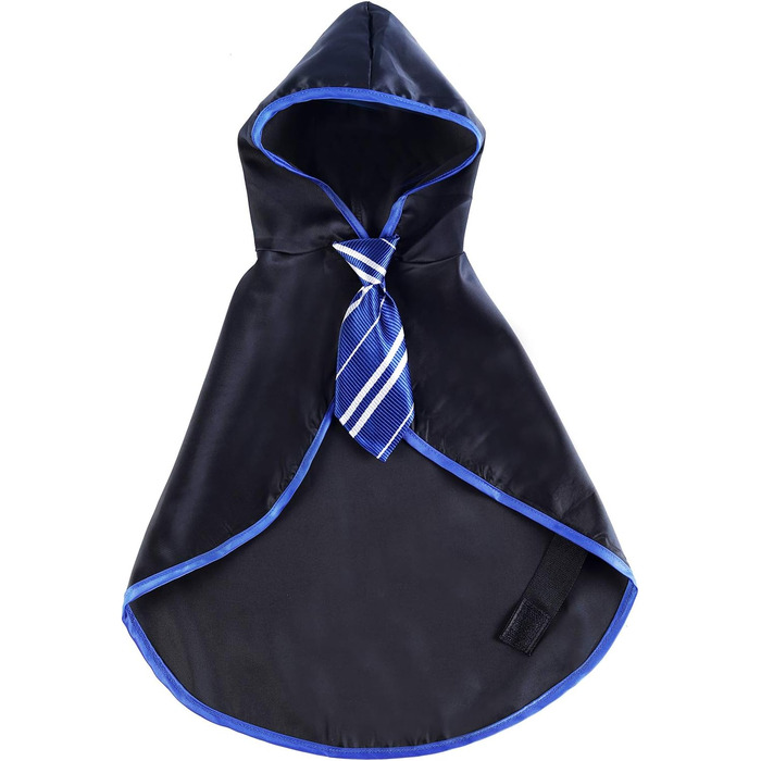 Костюм для собак на Хелловін від Coomour: Заєць з окулярами, середній розмір, блакитний