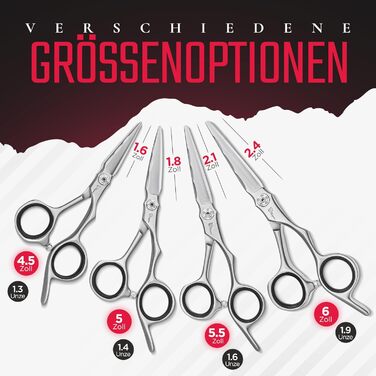 Професійна фризьорська ножиці Fagaci 6 дюймів з японської сталі для точного зрізу волосся, ножиці для волосся з лезами гострого як бритва, довговічні