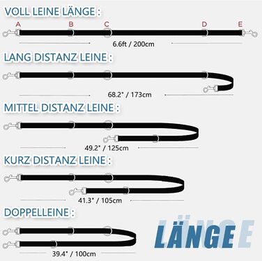 Набір повідця та нашийника для собак з м'якої шкіри (2м) - регульований поводок, стильна фурнітура Rose Gold, нейлонові повідці та нашийники для цуценят, собак маленьких, середніх та великих порід. Violett,M (обхват шиї 35-50см, ширина 2.5см). Колір: фіол