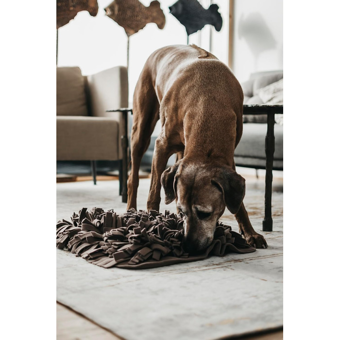 Шнуфлючий килимок для собак LILA LOVES IT 56x56 см - преміум іграшка для вихованців, стильний дизайн, міцний та пральний