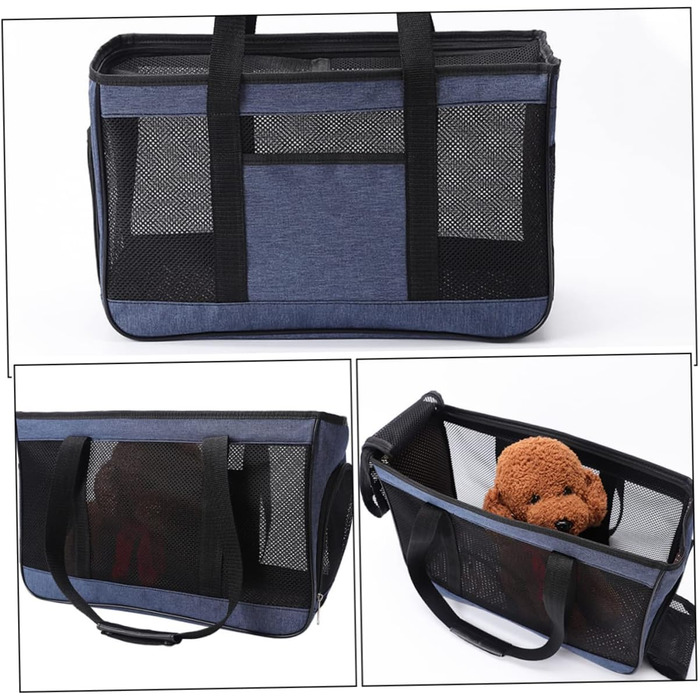 Транспортна сумка для кота/собаки Yardwe: дихаюча, з Oxford тканини, складана, з плечовим ремінцем