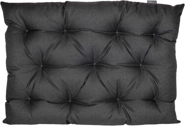 Ортопедичний лежак для собак Mayaadi-Home: м'яке ліжко-кімната для собак, антиалергенне, легко миється, 60x50 см, темно-сірий