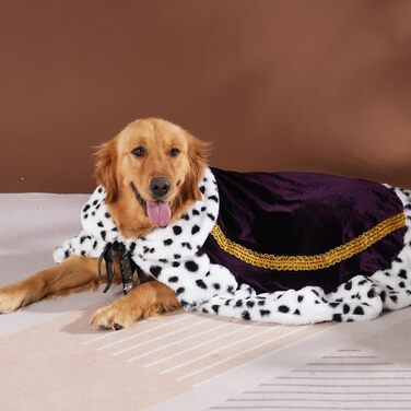 Розкішна шафа-будка для котів та собак Lovelyshop Pet Serial Lux, XL, фіолетовий/індиго, для косплею та костюмів на Хелловін (король, королева, принц, принцеса)