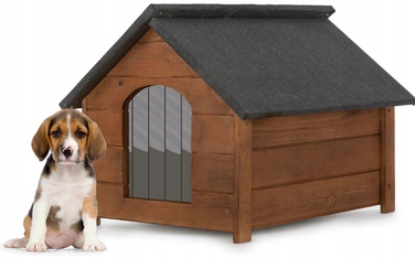Будка для собак SandTropic, дерево, зовнішні розміри: 81 см x 68 см x 62 см