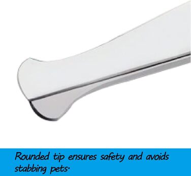 Професійна вигнута фен-ножиця для собак та котів, з безпечними кінцями, з титанової сталі