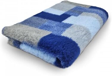 Килимок для собак Elropet: преміум vetbed 30 мм, для маленьких та великих собак, розмір M (100x80 см), Diamond Blue