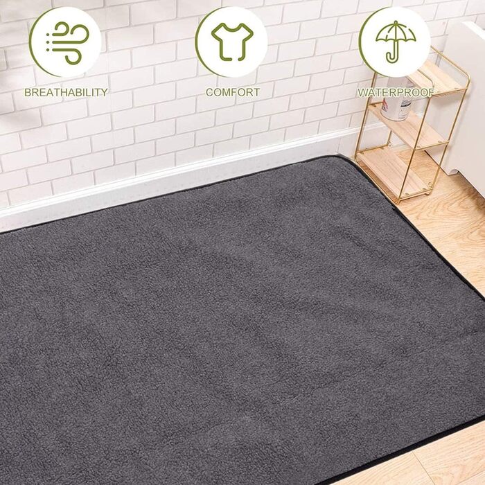 Водонепроникний килимок для тварин, килимок для кемпінгу, теплий килимок для собак та котів 100x70 см, килимок для відпочинку, килимок для подорожей, з сумкою