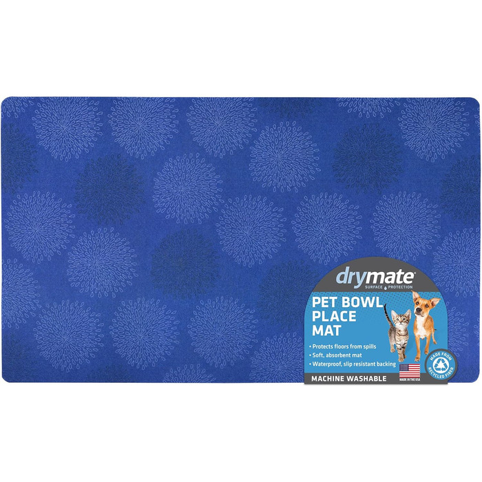 Підкладка для собак та котів Drymate, вбираючий матеріал, вологостійка, антиковзаюча, для прання в машині, міцна, 30,5 x 50,8 см