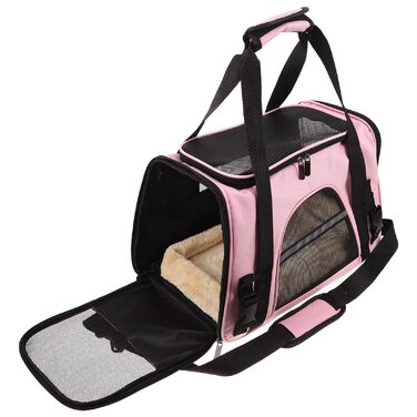 Сумка-переноска для котів та маленьких собак Hanabass: складна, дихаюча, сітчаста, для подорожей