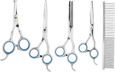 Набір для догляду за собаками Brrnoo 6-частинний: ножиці, гребінець, тример для собак та котів