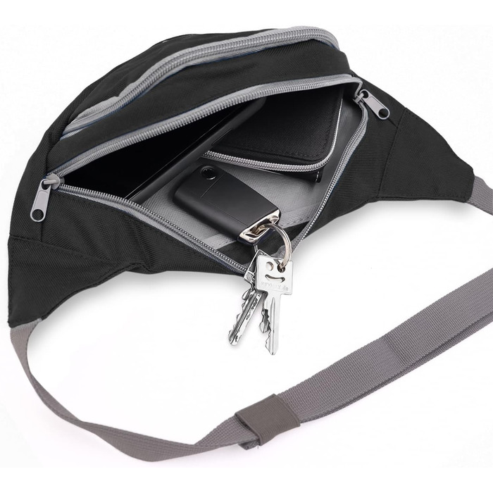 Сумка для ласощів для собак з персональним ім'ям | Сумка для дресирування собак | Чорний/Світло-блакитний