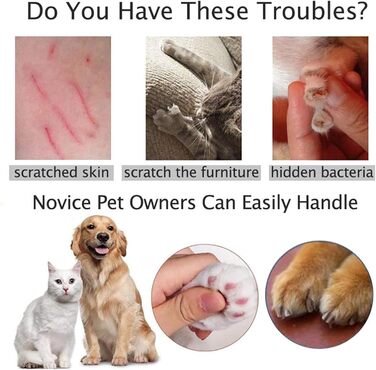 Тример для нігтів домашніх тварин: для котів, кроликів, цуценят та інших дрібних тварин, безпечний та гострий, зелений