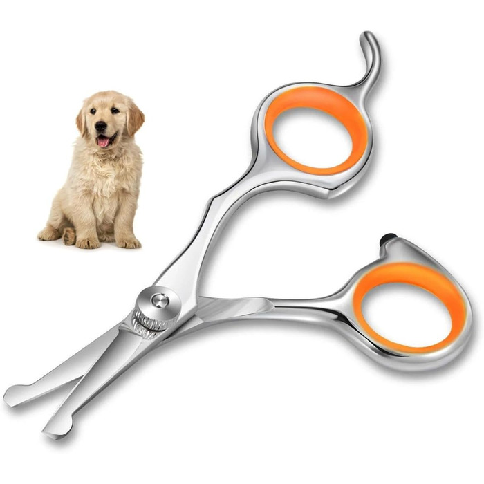 Професійний набір для грумінгу собак та котів: вигнуті ножиці, з нержавіючої сталі (13.5 см)