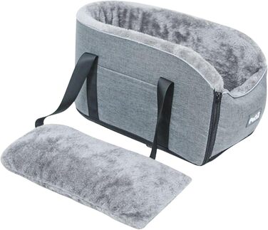 Автокрісло для собак, котів та дрібних тварин. Портативне автоліжко для собак та котів. Зручне автокрісло-підлокітник для тварин. Легко миється.