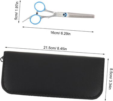 Набір професійних ножиць для грумінгу собак та котів. Зручні ножиці з вигнутими та прямими лезами. Зі сталі, з кейсом.