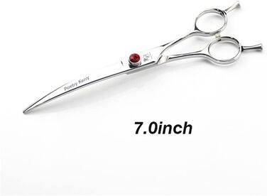 Професійний триммер для грумінгу домашніх тварин, з заокругленими лезами, двосторонні леза, для грумінгу або домашнього використання (18 см)