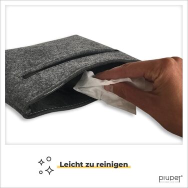 ПiюПет® Сумка для ласощів для собак | З магнiтною застёжкою | Сумка для корму для собак для тренувань | З фетровим дизайном | Висока якiсть & Стиль | Сумка для перекусiв для собак, 1 шт. (1 упаковка)