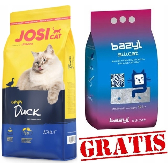 Сухий корм для котів Josera JosiCat Crispy Duck з качкою, 10 кг