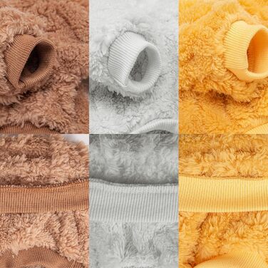 Теплий пуловер для собак та котів, 3 шт. в наборі (рожевий, фіолетовий, рожево-червоний) - X-Small, бежевий, кавовий, жовтий