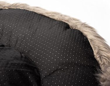 Ліжко для собак Petface з штучного хутра у формі пончика, Donut-ліжко