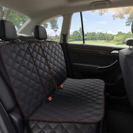 Накладка на сидіння автомобіля для собак Alfheim, водонепроникна, антиковзаюча, сумісна з Isofix, стійка до подряпин, універсальна, коричнева