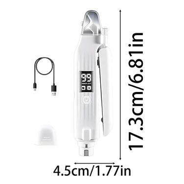 Електрична кусачка для собак та котів з LED-підсвічуванням 2-в-1, з контейнером для зрізів, тиха, безпечна