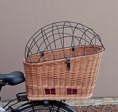 Плетений кошик для велосипеда, коричневий, розмір 3XL
