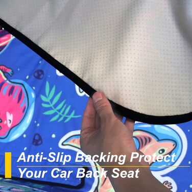 Захист сидінь заднього ряду для авто: універсальний, водонепроникний, з динозаврами (для собак, дітей)