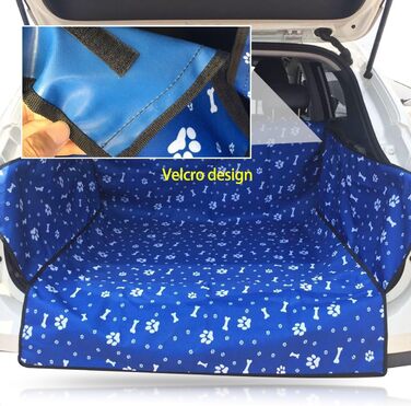 Захист для багажника автомобіля PETCUTE для собак з боковим захистом, універсальна автодека для багажника з захистом краю, водовідштовхувальна, стійка до подряпин, для універсалів, мінівенів та SUV, рожева