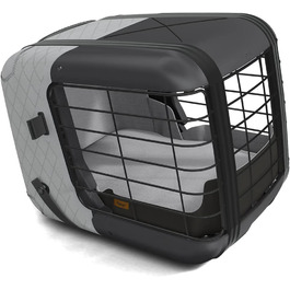 Автопереноска для собак 4pets Caree, сірий колір